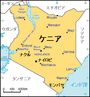 Kenya-Map